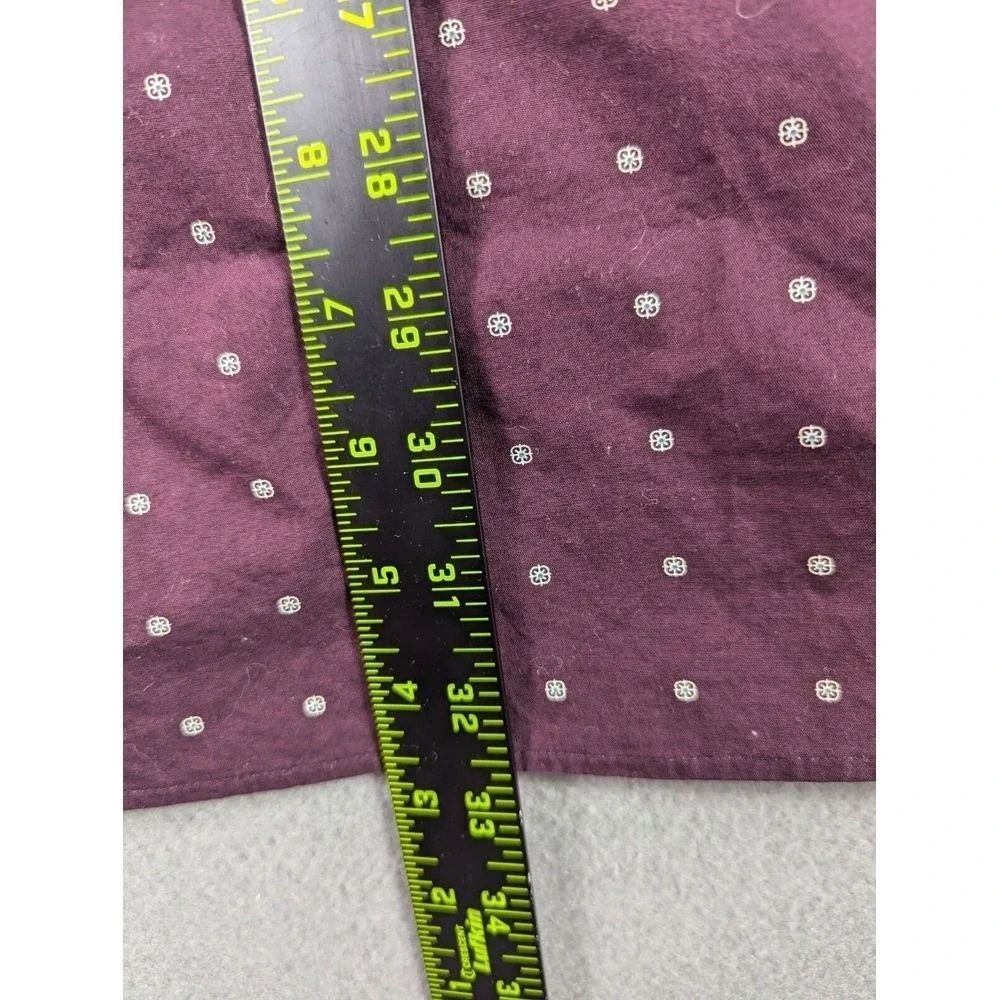 Banana Republic Classic Fit Non Iron Shirt Mens XL Polka Dot Button Down Preppy